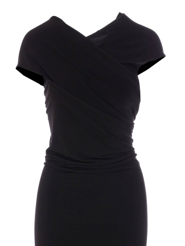 膝丈ドレス - 黒 shop online: ELEH