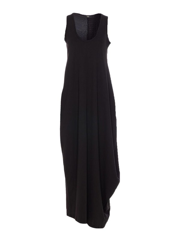 ELEH: Knielange Kleider - Knielanges Kleid - Schwarz