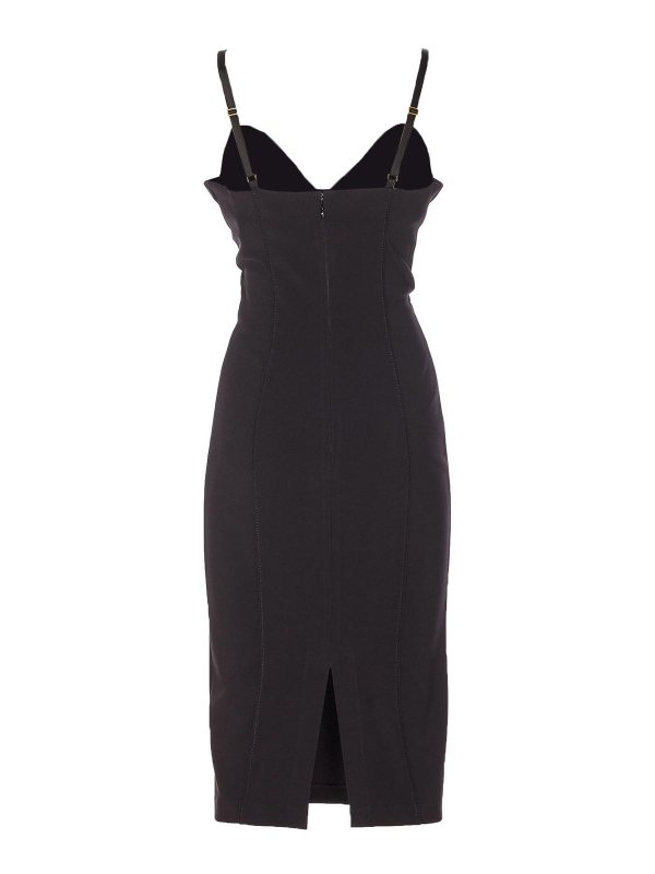 ELISABETTA FRANCHI: Robe longueur genou online - Robe Courte - Noir