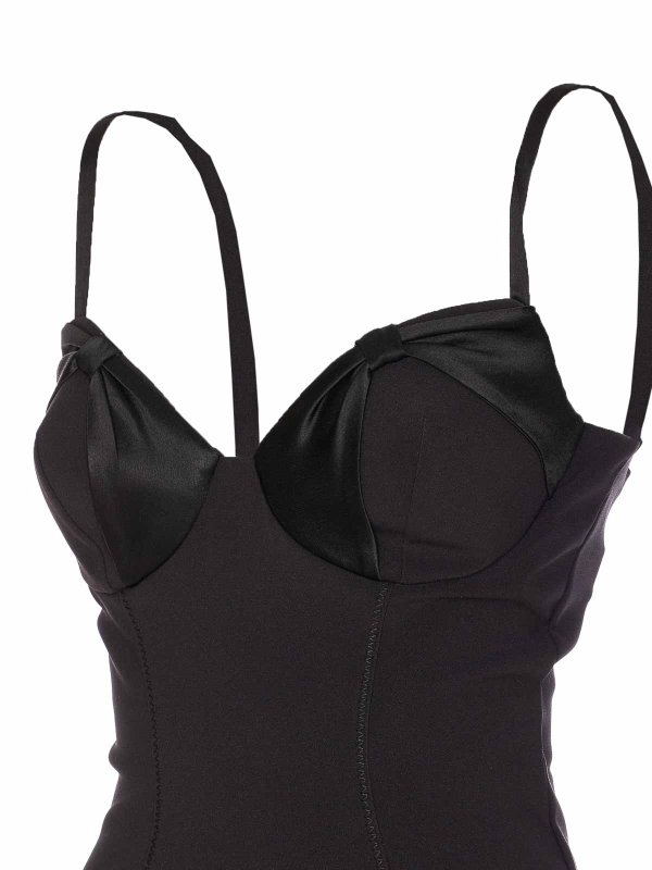 The Best Shops ELISABETTA FRANCHI: Robe longueur genou - Robe Courte - Noir