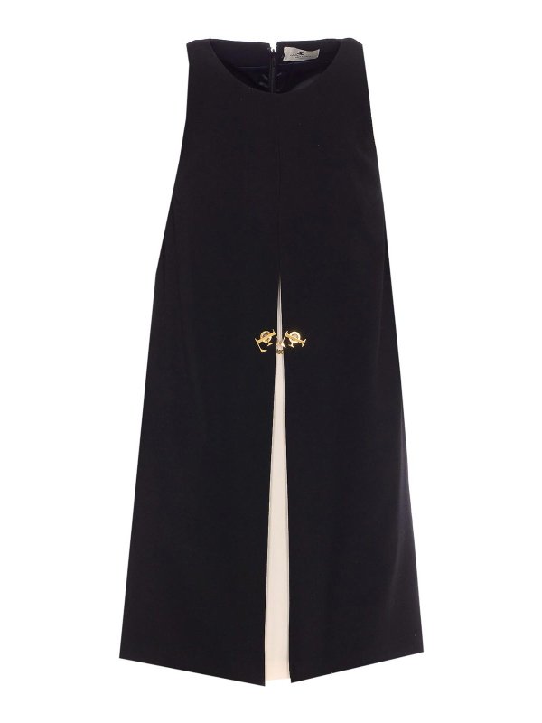 ELISABETTA FRANCHI: Robes courtes - Robe Courte - Noir