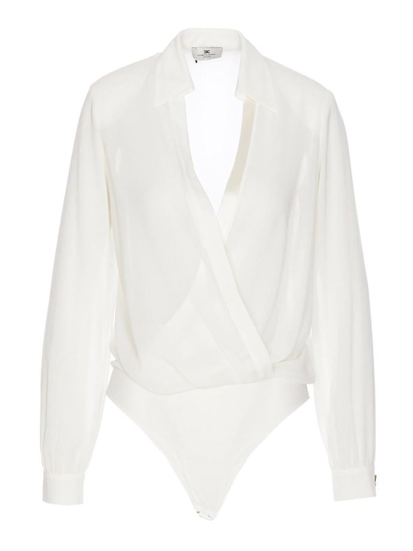 ELISABETTA FRANCHI: トップス＆タンクトップ - トップ/タンクトップ - 白