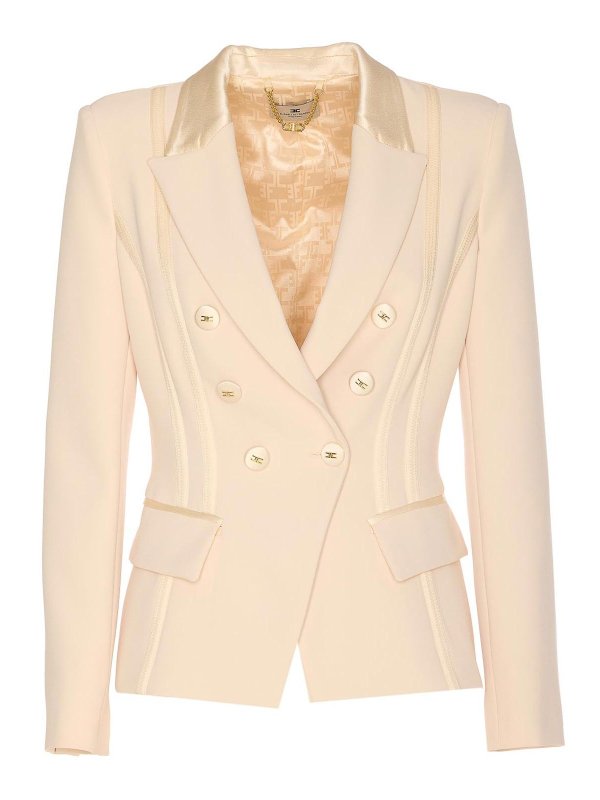 ELISABETTA FRANCHI: Blazer - Blazer - Weiß