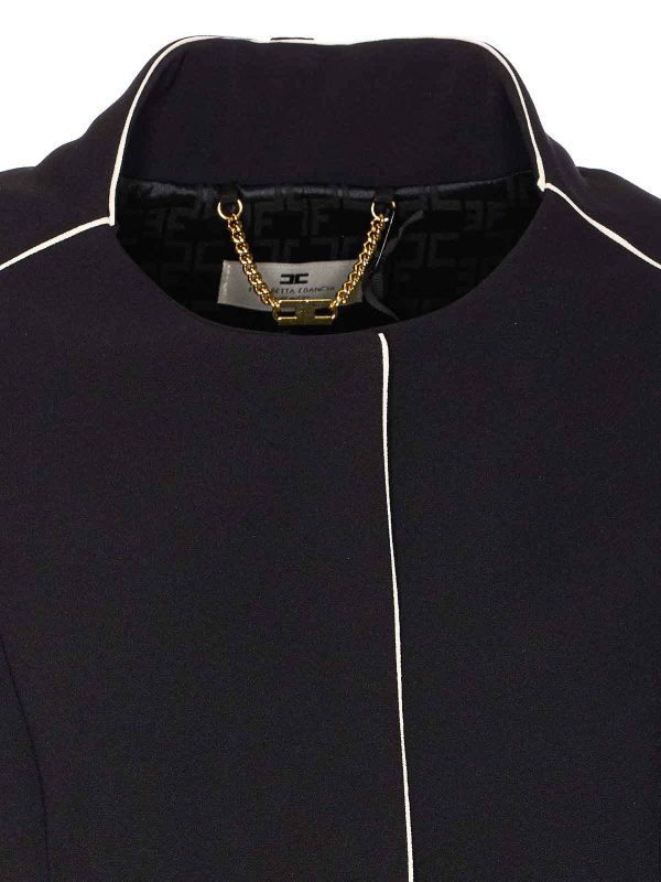 カジュアルジャケット - 黒 shop online: ELISABETTA FRANCHI