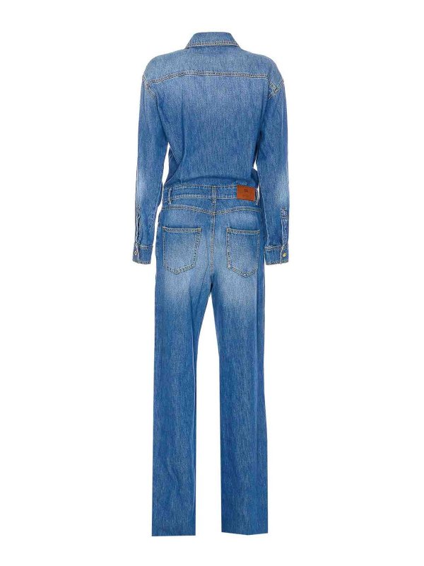 ELISABETTA FRANCHI: jumpsuits online - Denim Suit