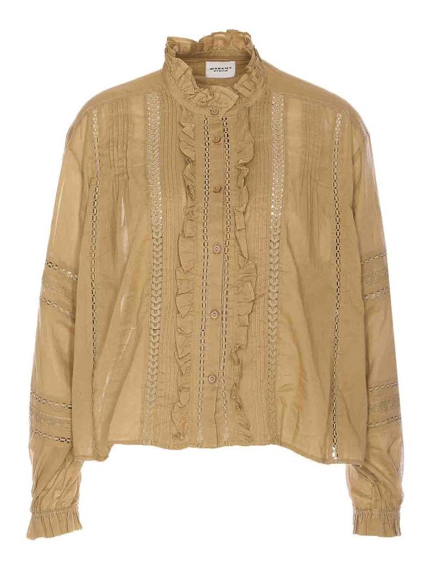 Isabel Marant Etoile: Chemises - Chemise - Beige