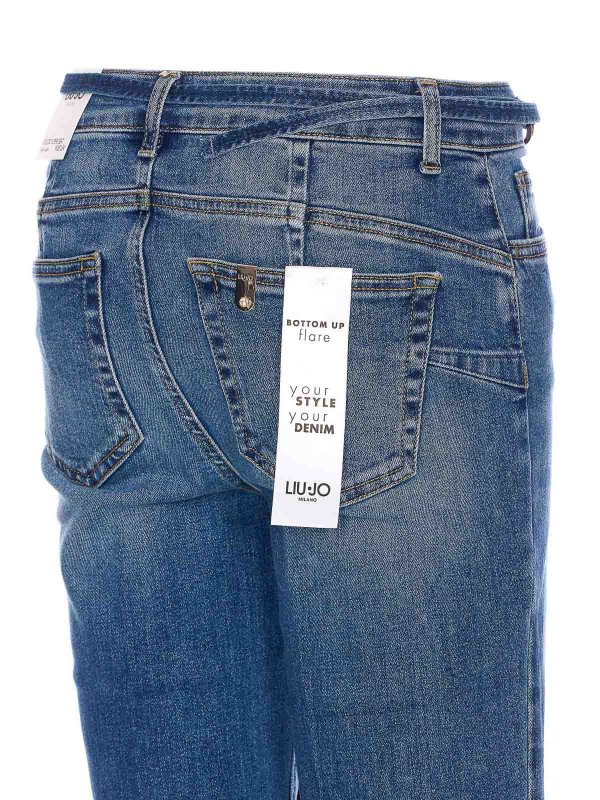 The Best Shops Liu Jo: ブーツカットジーンズ - ブーツカットジーンズ - ブルー