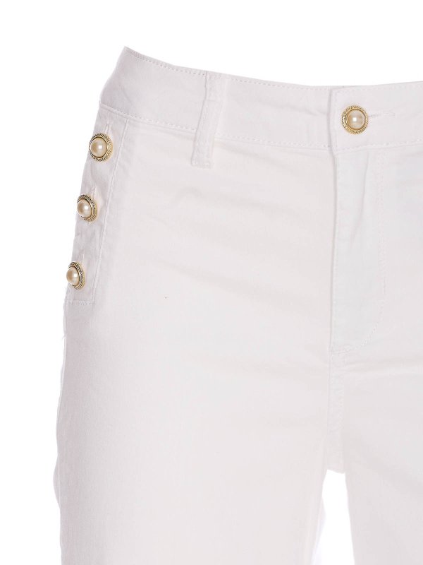 ブーツカットジーンズ - 白 shop online: Liu Jo