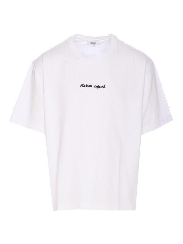 MAISON KITSUNÉ: t-shirts - White T-Shirt