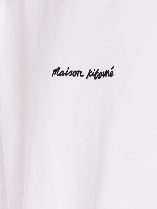 The Best Shops MAISON KITSUNÉ: t-shirts - White T-Shirt