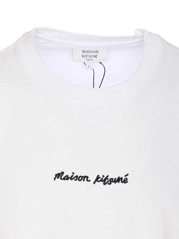 White T-Shirt shop online: MAISON KITSUNÉ