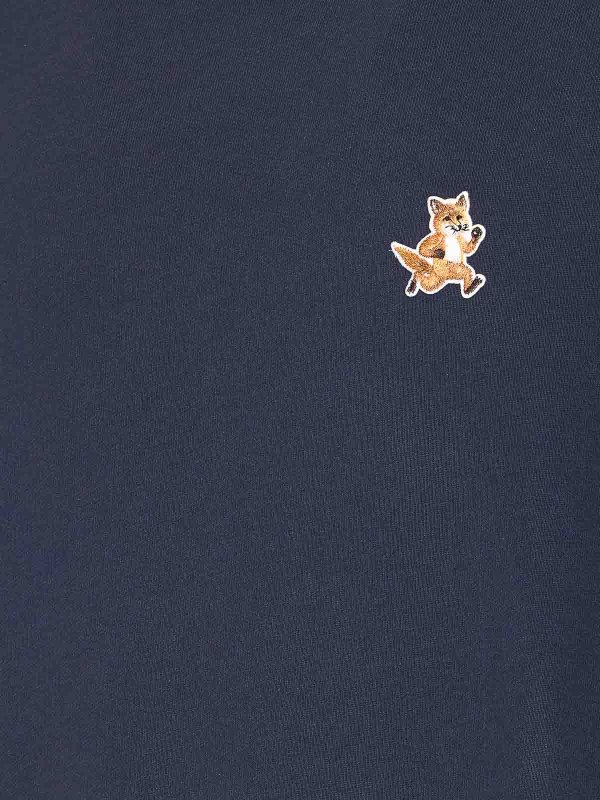 The Best Shops MAISON KITSUNÉ: Sweatshirts & Sweaters - Speedy Fox Patch Sweatshirt