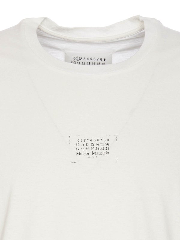 T-Shirt - Weiß shop online: Maison Margiela