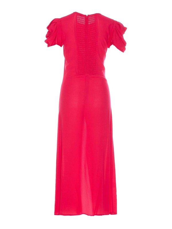 MAR DE MARGARITAS: knee length dresses online - Fuchsia Kristel Dress
