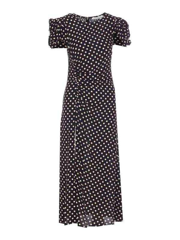 MAR DE MARGARITAS: ニーレングスドレス - 膝丈ドレス - 黒