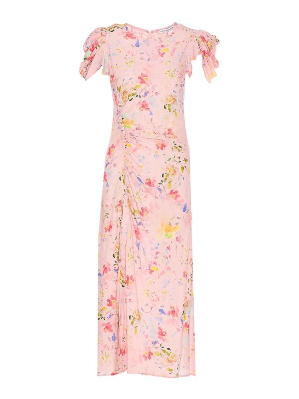 MAR DE MARGARITAS: ニーレングスドレス - 膝丈ドレス - ヌードカラー