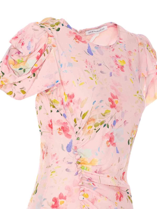 The Best Shops MAR DE MARGARITAS: ニーレングスドレス - 膝丈ドレス - ヌードカラー