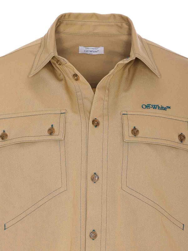 カジュアルジャケット - ベージュ shop online: OFF-WHITE