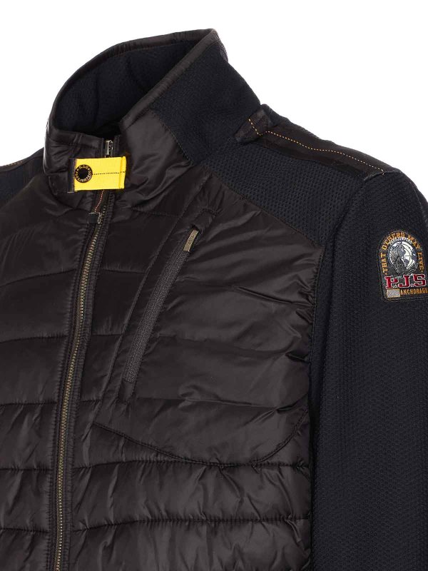 The Best Shops PARAJUMPERS: casual jackets - Black Jayden Jacket With Frotnal Zip Closure