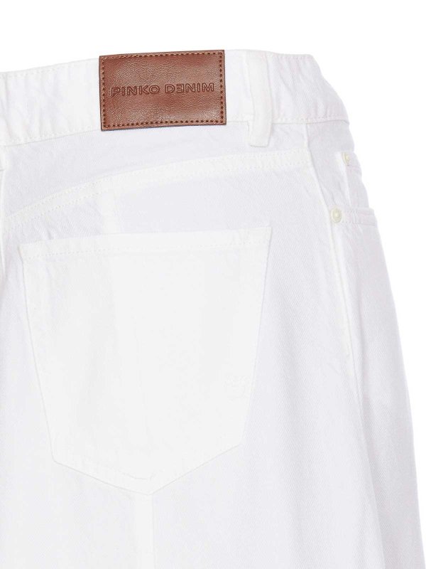 The Best Shops Pinko: ニーレングススカート＆ミディ丈 - 膝丈/ミディスカート - 白