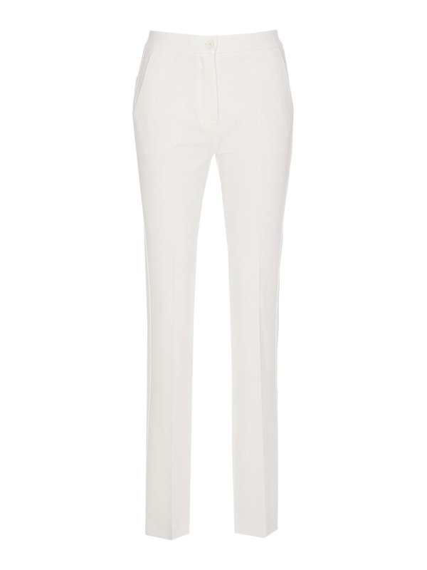 Pinko: カジュアルトラウザー - カジュアルパンツ - 白