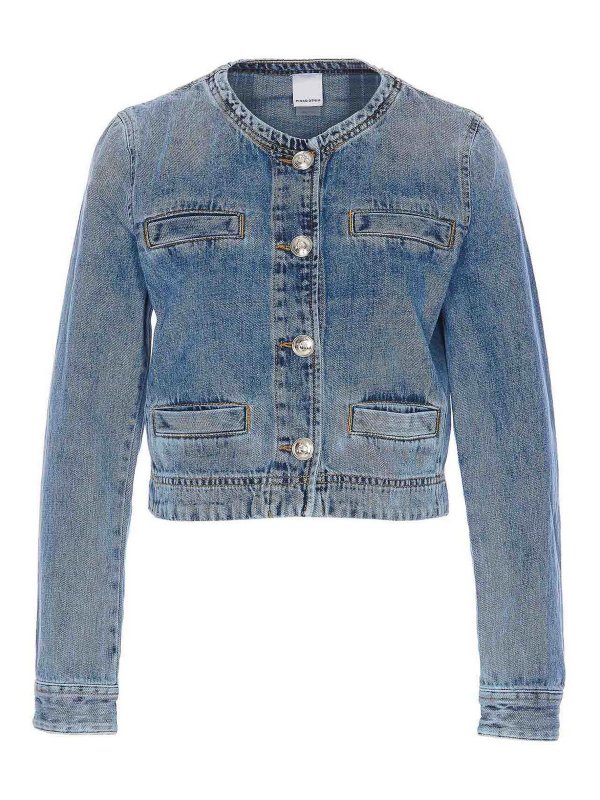Pinko: denim jacket - Durban Denim Jacket