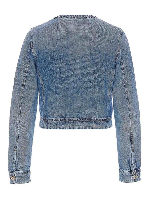 Pinko: denim jacket online - Durban Denim Jacket