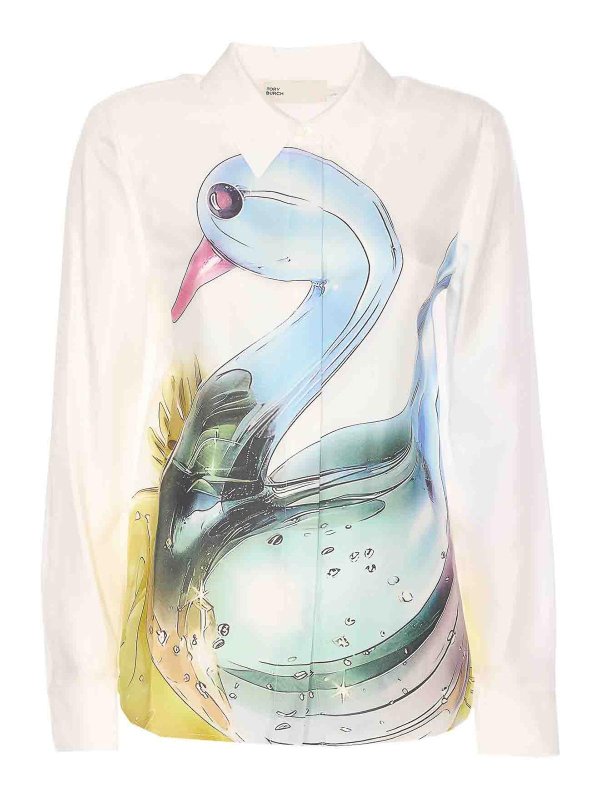 TORY BURCH: Hemden - Hemd - Weiß