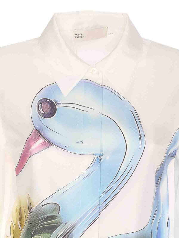 Hemd - Weiß shop online: TORY BURCH