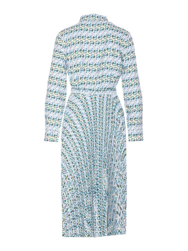TORY BURCH: knee length dresses online - Printed Twill Dress