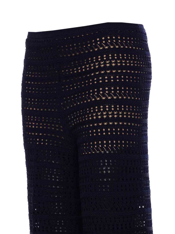 The Best Shops TWINSET: Pantalones casual - Pantalón Casual - Azul