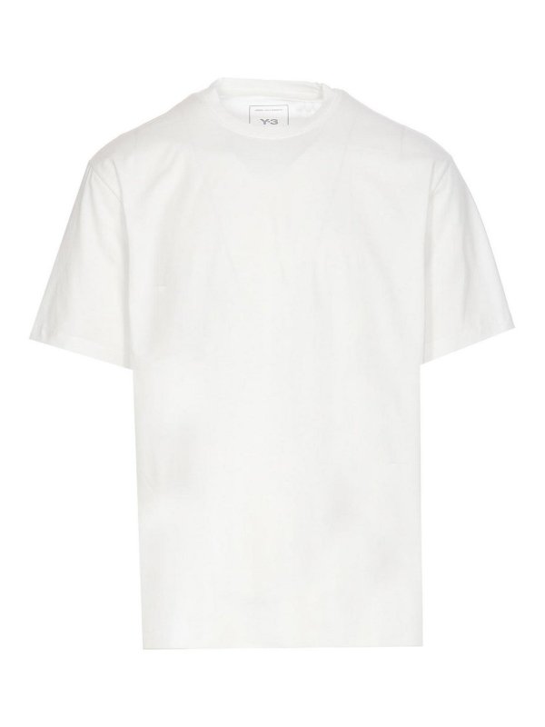 Y-3: Camisetas - Camiseta - Blanco