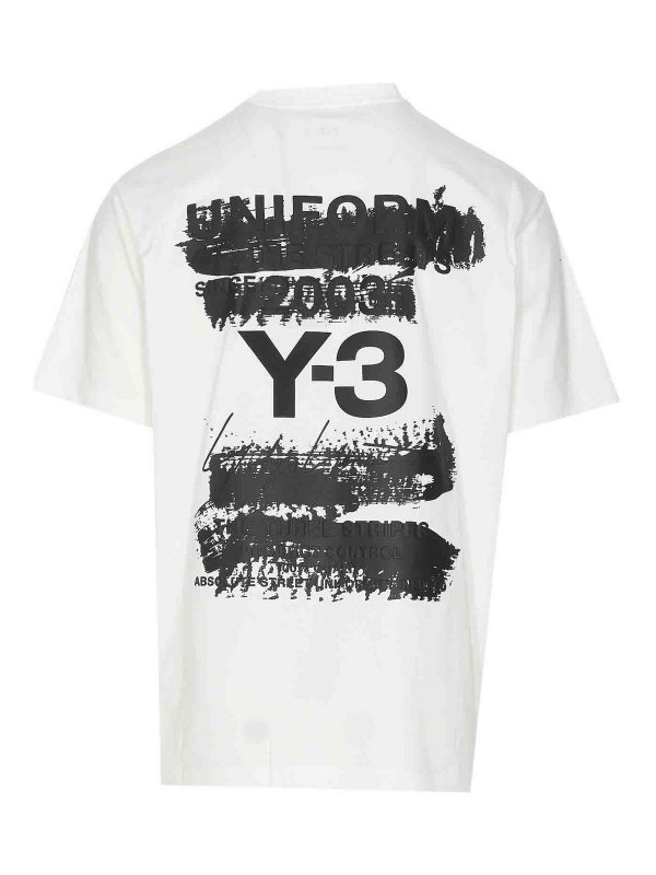 Y-3: Camisetas online - Camiseta - Blanco