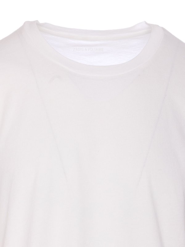 White Tommy Palm T-Shirt shop online: ZADIG&VOLTAIRE