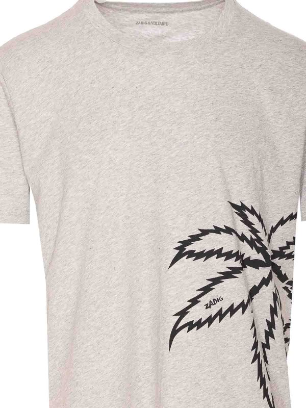 T-Shirt - Grau shop online: ZADIG&VOLTAIRE