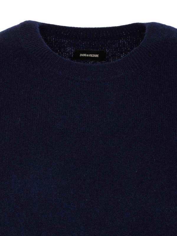 Rundhalspullover - Blau shop online: ZADIG&VOLTAIRE