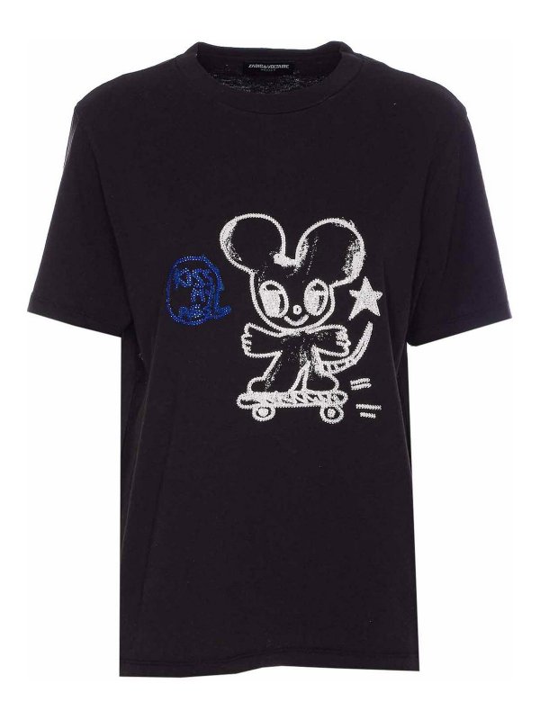 ZADIG&VOLTAIRE: Camisetas - Camiseta - Negro