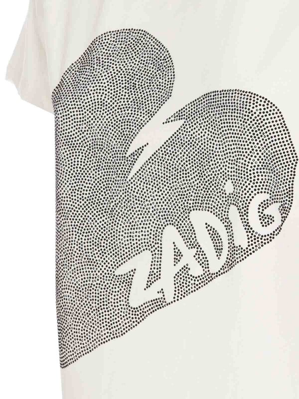 The Best Shops ZADIG&VOLTAIRE: t-shirts - Alys Hc Big Heart T-Shirt