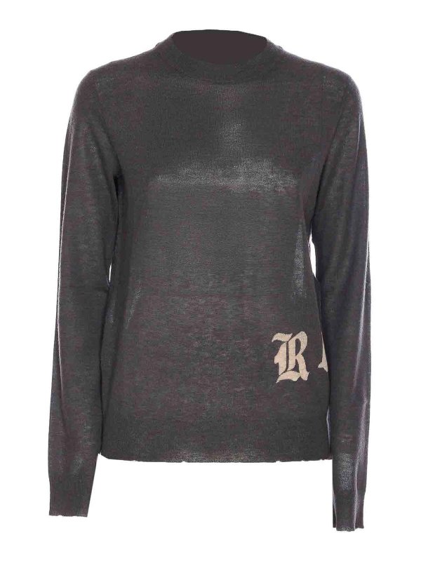 ZADIG&VOLTAIRE: Pull col rond - Pull Col Rond - Gris