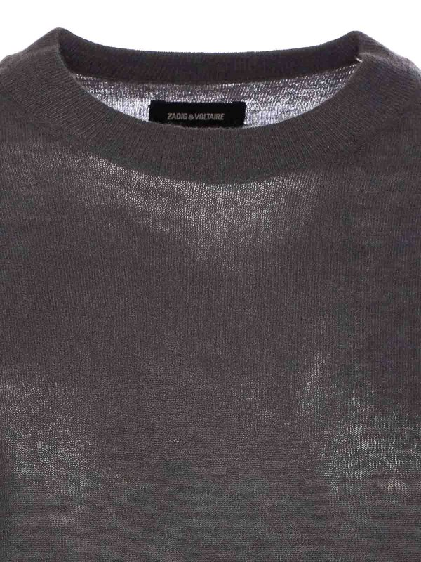 Pull Col Rond - Gris shop online: ZADIG&VOLTAIRE