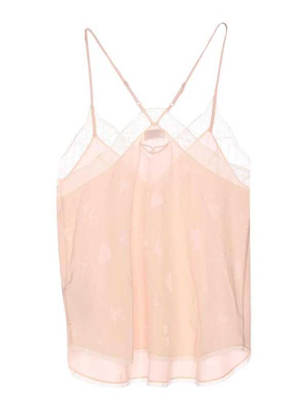 ZADIG&VOLTAIRE: Top e canotte online - Pink Christy Top