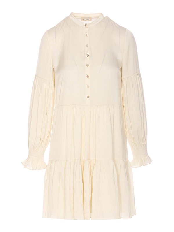 ZADIG&VOLTAIRE: ショートドレス - ショートドレス - 白