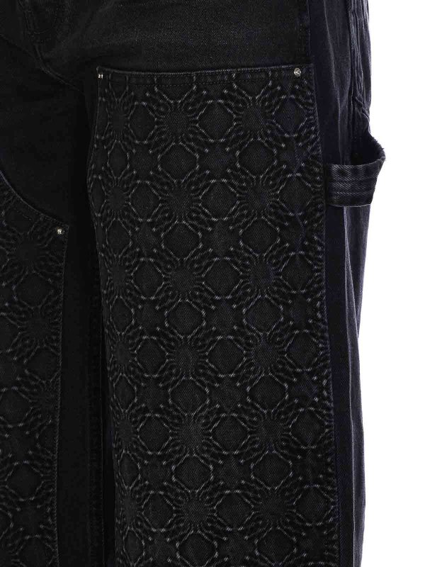 The Best Shops AMIRI: ブーツカットジーンズ - ブーツカットジーンズ - 黒