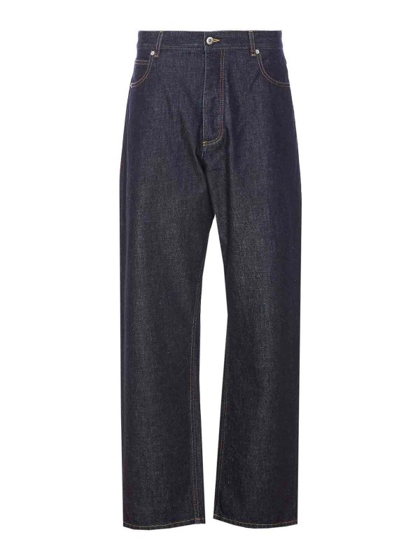 BOTTEGA VENETA: カジュアルトラウザー - カジュアルパンツ - ブルー