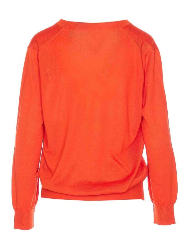 BOTTEGA VENETA: Suéteres con cuello pico online - Suéter Cuello Redondo - Naranja