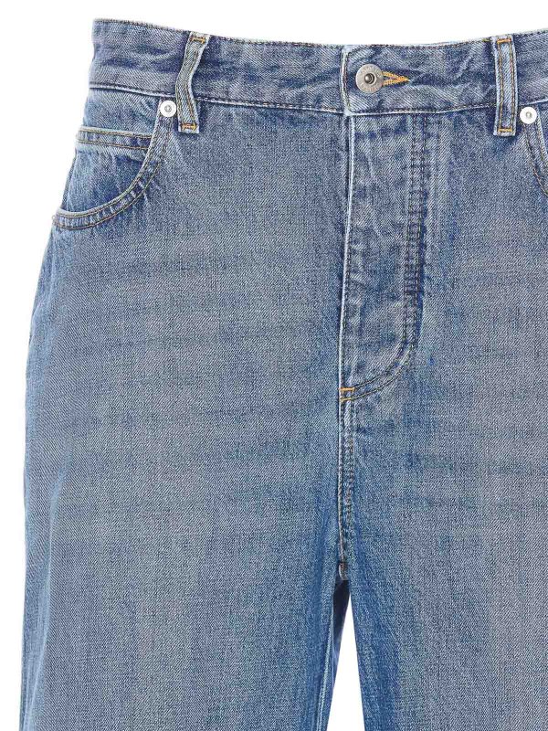 Vintage Indigo Turned Up Jeans shop online: BOTTEGA VENETA