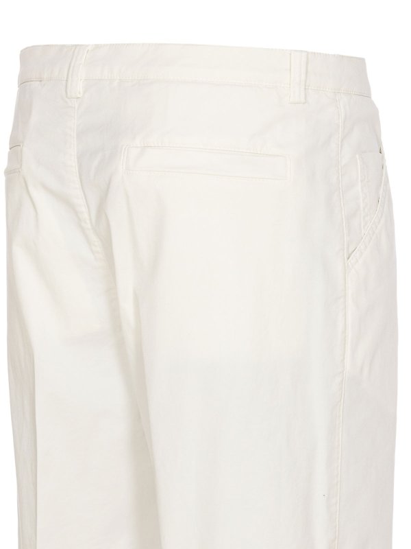 The Best Shops BRUNELLO CUCINELLI: Pantalons casual - Pantalons Décontractés - Blanc