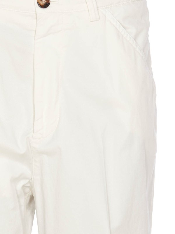 Pantalons Décontractés - Blanc shop online: BRUNELLO CUCINELLI