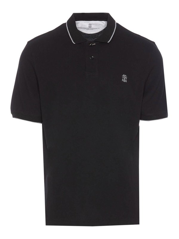 BRUNELLO CUCINELLI: Polos - Polo - Negro