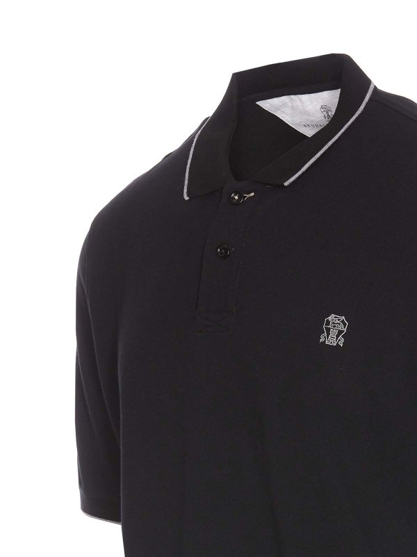 The Best Shops BRUNELLO CUCINELLI: Polos - Polo - Negro